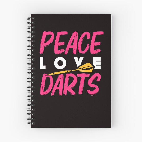 Item preview, Peace Love Darts Player Dartboard Bullseye Target Arrow designed and sold by TomGiantDesigns.