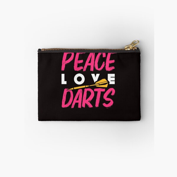 Item preview, Peace Love Darts Player Dartboard Bullseye Target Arrow designed and sold by TomGiantDesigns.