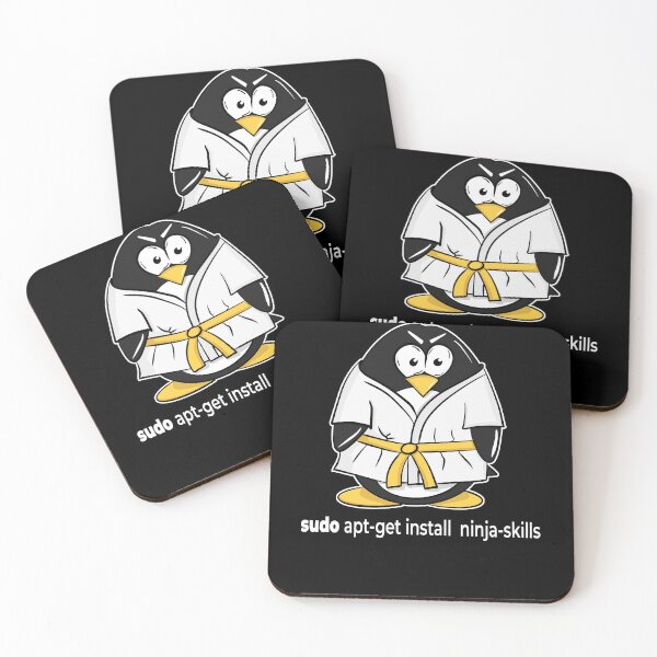 Item preview, Linux Penguin installs its Ninja Skills with Sudo designed and sold by Cedinho.