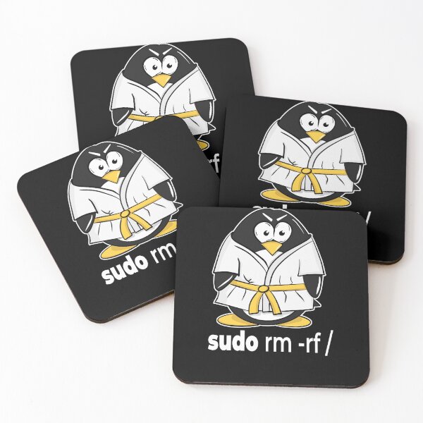 Item preview, Yellow belt ninja linux penguin sudo rm -rf deletes everything designed and sold by Cedinho.