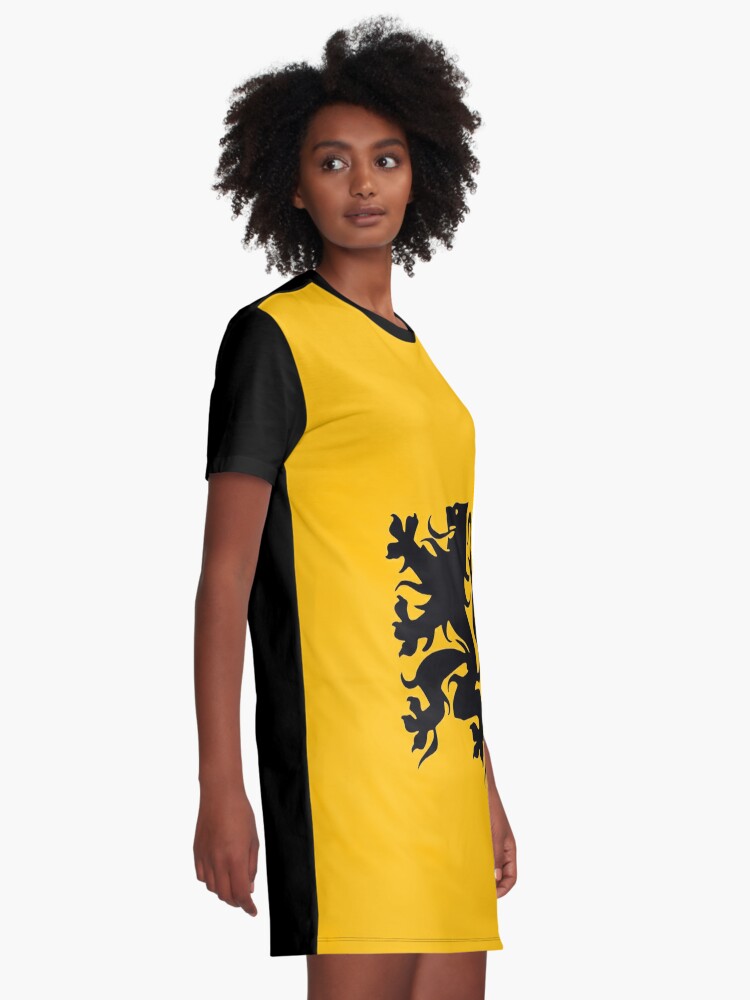 "Vlaamse Leeuw" Graphic T-Shirt Dress by Borrel | Redbubble