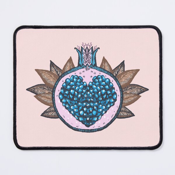 Item preview, Violet fairy pomegranates graphic hand drawn sketch designed and sold by LP Design.