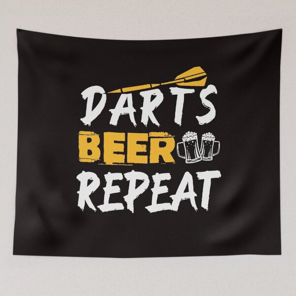 Item preview, Darts Beer Dart Player Arrow Dartboard Pub Sports Target designed and sold by TomGiantDesigns.