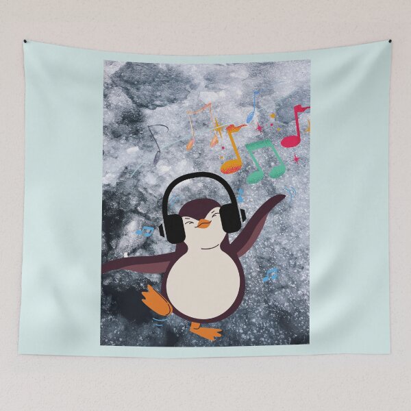 Item preview, dancing penguin music designed and sold by Divya Singh.