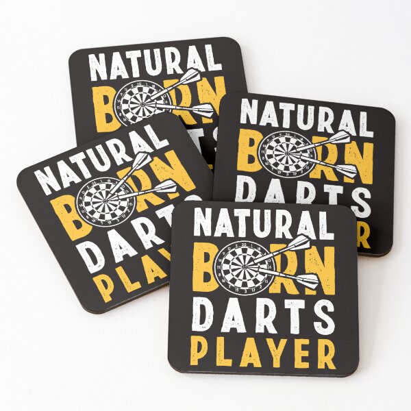 Item preview, Natural Born Darts Player Dartboard Target Bullseye Dartist designed and sold by TomGiantDesigns.