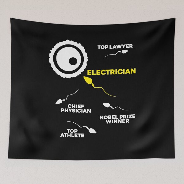 Item preview, Electrician Lineman Wireman Electronics Technician designed and sold by Krautshirts.