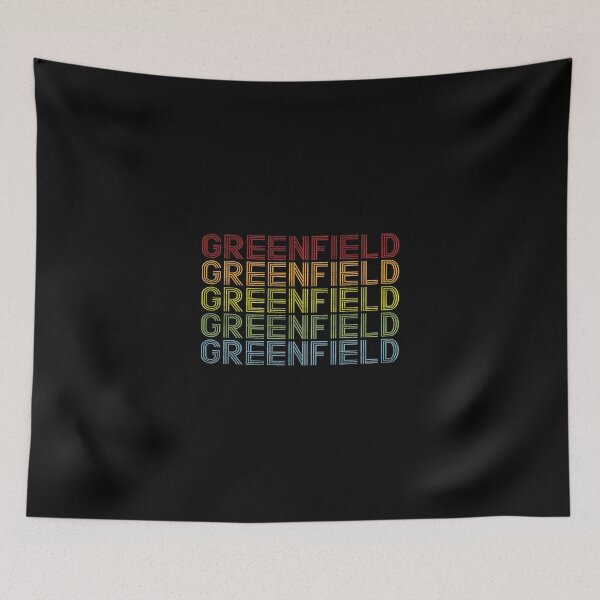 Item preview, Greenfield Name T Shirt - Greenfield Vintage Retro Greenfield Name Gift Item Tee designed and sold by chezeva.