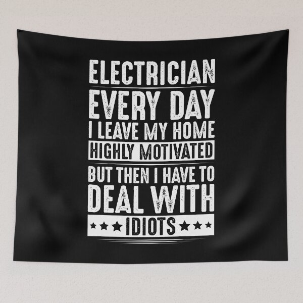 Item preview, Electrician Lineman Wireman Electronics Technician designed and sold by Krautshirts.