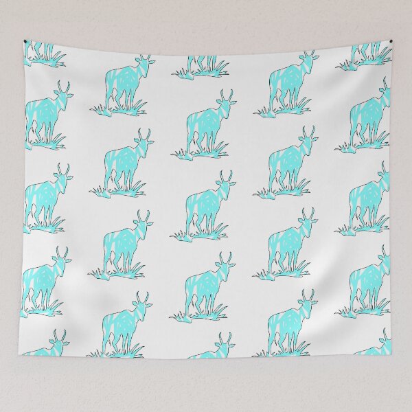 Item preview, Abstract antelope silhouette designed and sold by tetibright.