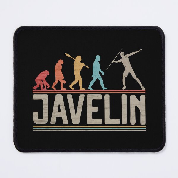 Item preview, Javelin Thrower Evolution of Man Vintage Track and Field T-Shirt designed and sold by grinta2021.