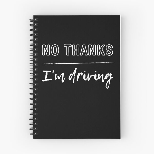 Item preview, No Thanks I'm Driving Sticker designed and sold by trendingatees.