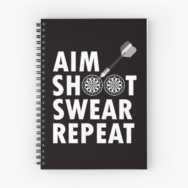 Item preview, Aim Shoot Swear Darts Player Dartboard Dart Team Dartist designed and sold by TomGiantDesigns.