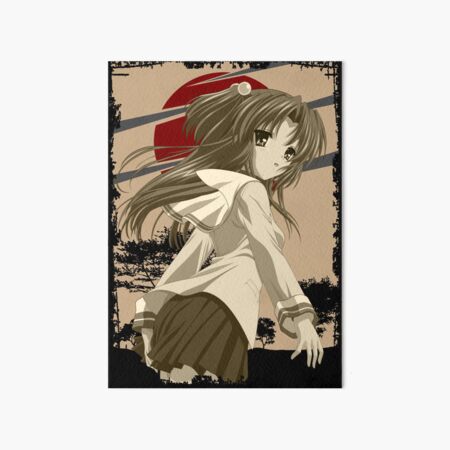 Clannad anime poster Nagisa Furukawa Art Print for Sale by wazzaah