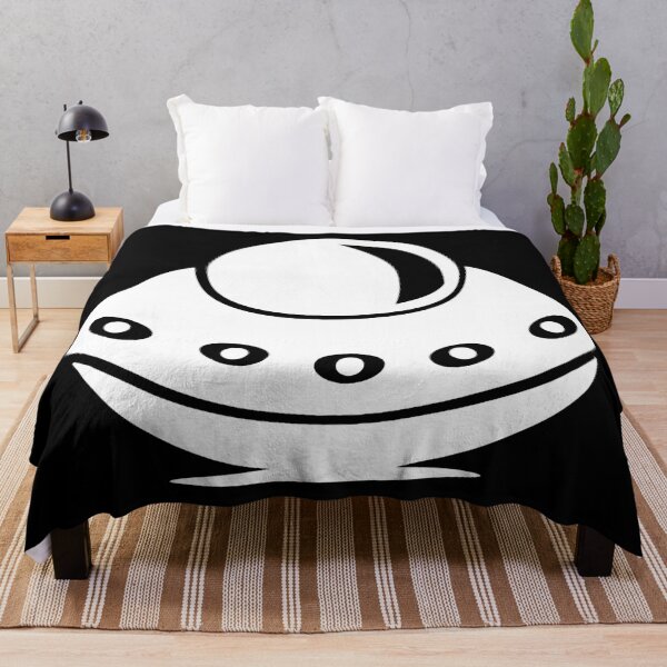 Item preview, Spaceship silhouette, aliens for kids room, great gifts for boys designed and sold by Kirei-Lily.