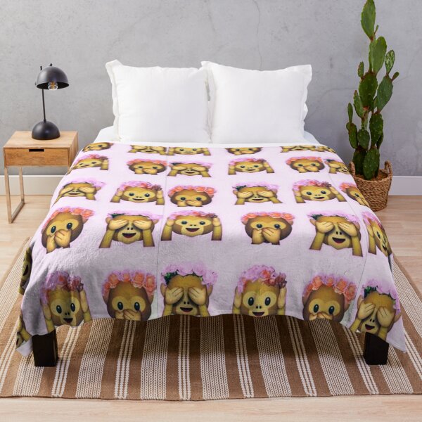 Item preview, Emoji Monkey Floral Hipster designed and sold by Romero80.