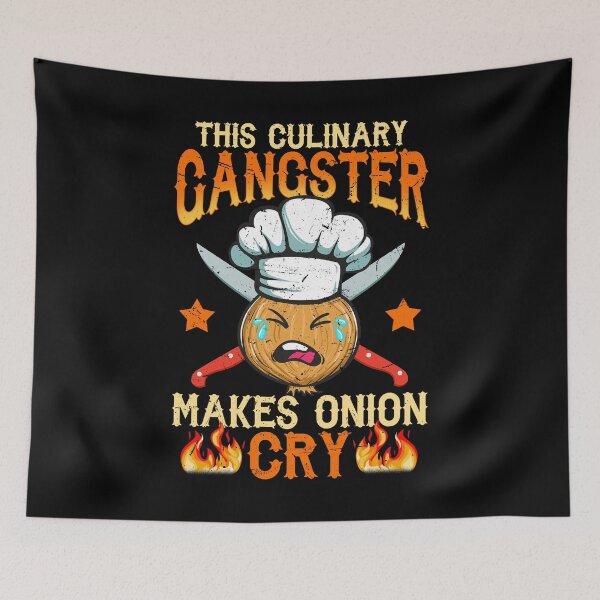 Item preview, This Culinary Gangster Makes Onions Cry Cook Chef Cooking designed and sold by 2blackcherries.