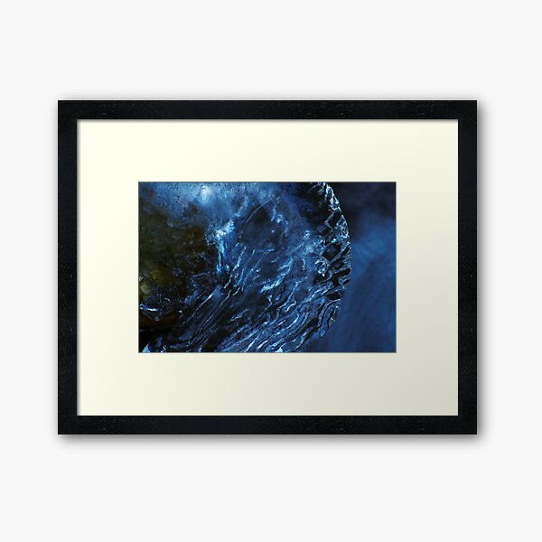 A cold planet Framed Art Print