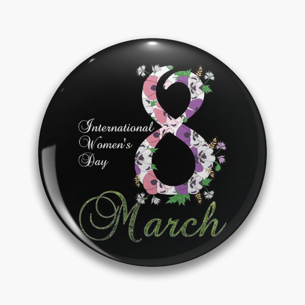 Item preview, International Women's Day Pansy Flower March 8th 2023 designed and sold by r-silver.