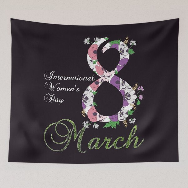Item preview, International Women's Day Pansy Flower March 8th 2023 designed and sold by r-silver.