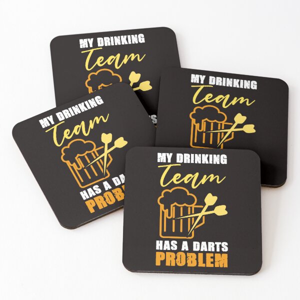 Item preview, Drinking Team Darts Problem Dart Player Bullseye Dartist designed and sold by TomGiantDesigns.