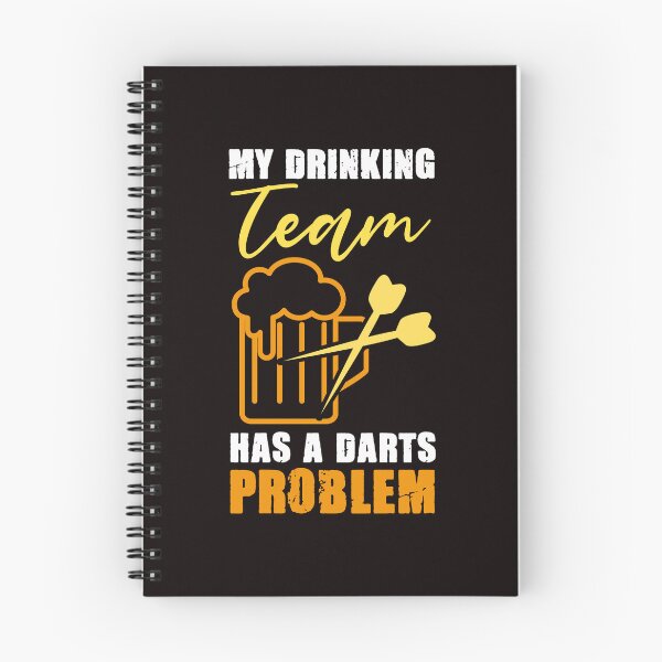 Item preview, Drinking Team Darts Problem Dart Player Bullseye Dartist designed and sold by TomGiantDesigns.