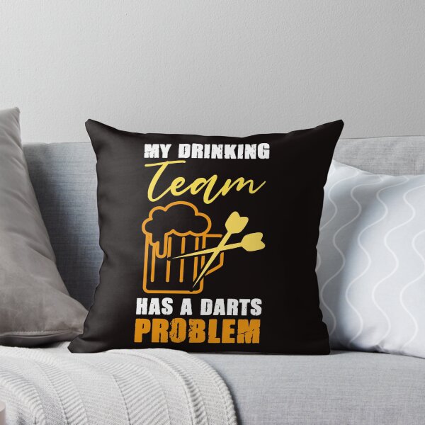 Item preview, Drinking Team Darts Problem Dart Player Bullseye Dartist designed and sold by TomGiantDesigns.
