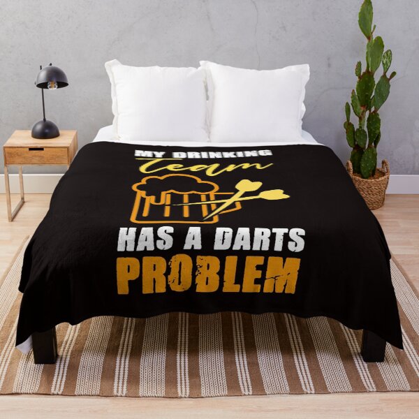 Item preview, Drinking Team Darts Problem Dart Player Bullseye Dartist designed and sold by TomGiantDesigns.