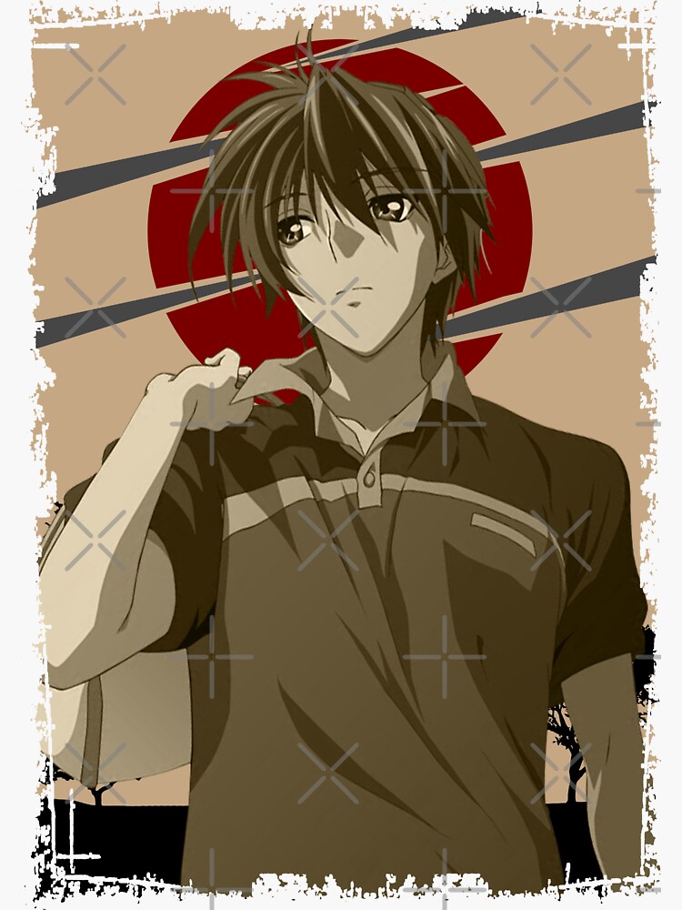 Okazaki Tomoya Clannad After Story Sticker for Sale by Spacefoxart