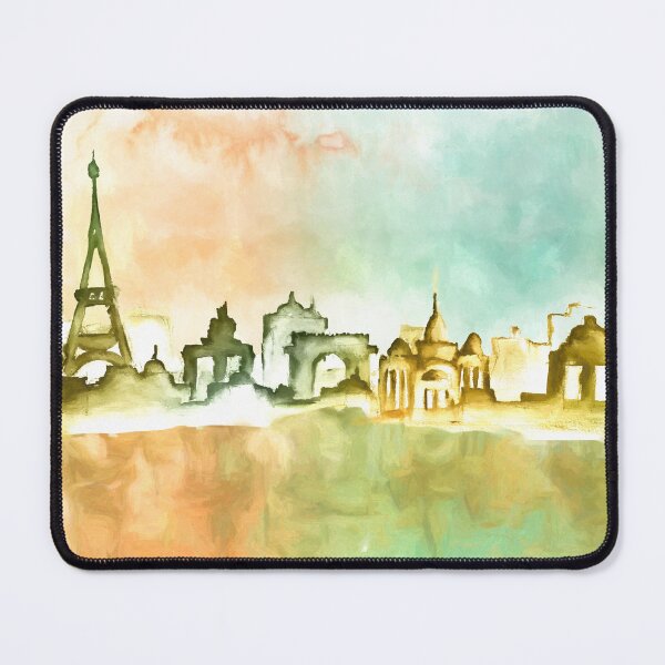 Item preview, Waterpainted Paris Skyline designed and sold by Arjen Roos.