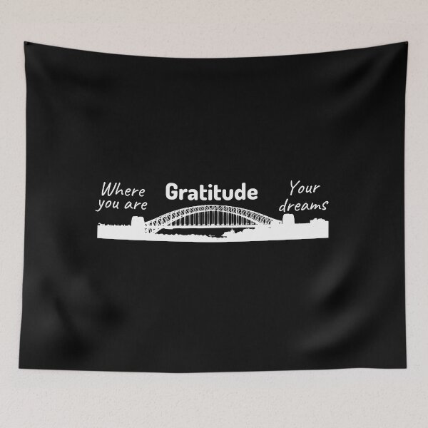 Item preview, Gratitude is bridge between where you are and your dreams - Success Gratitude Quotes designed and sold by DigitalArtTrend.