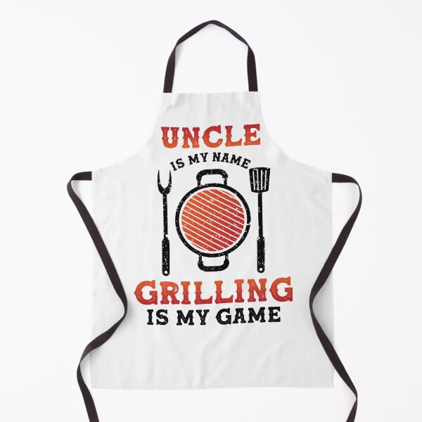 Item preview, Uncle Is My Name Grilling Is My Game Funny Uncle Grilling BBQ Smoker Barbecue Chef designed and sold by Crazy Trendy Designs.