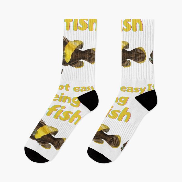 Artikelvorschau, Es ist nicht einfach, Fisch-Slogan-Retro-Fisch-Illustrations-Design III zu sein entworfen und verkauft von beddreams.