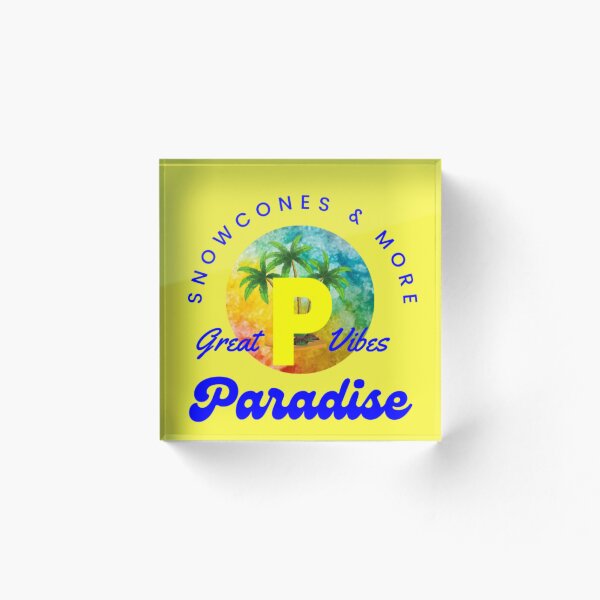 Item preview, Paradise Snowcones y más azul designed and sold by 1Paradise.