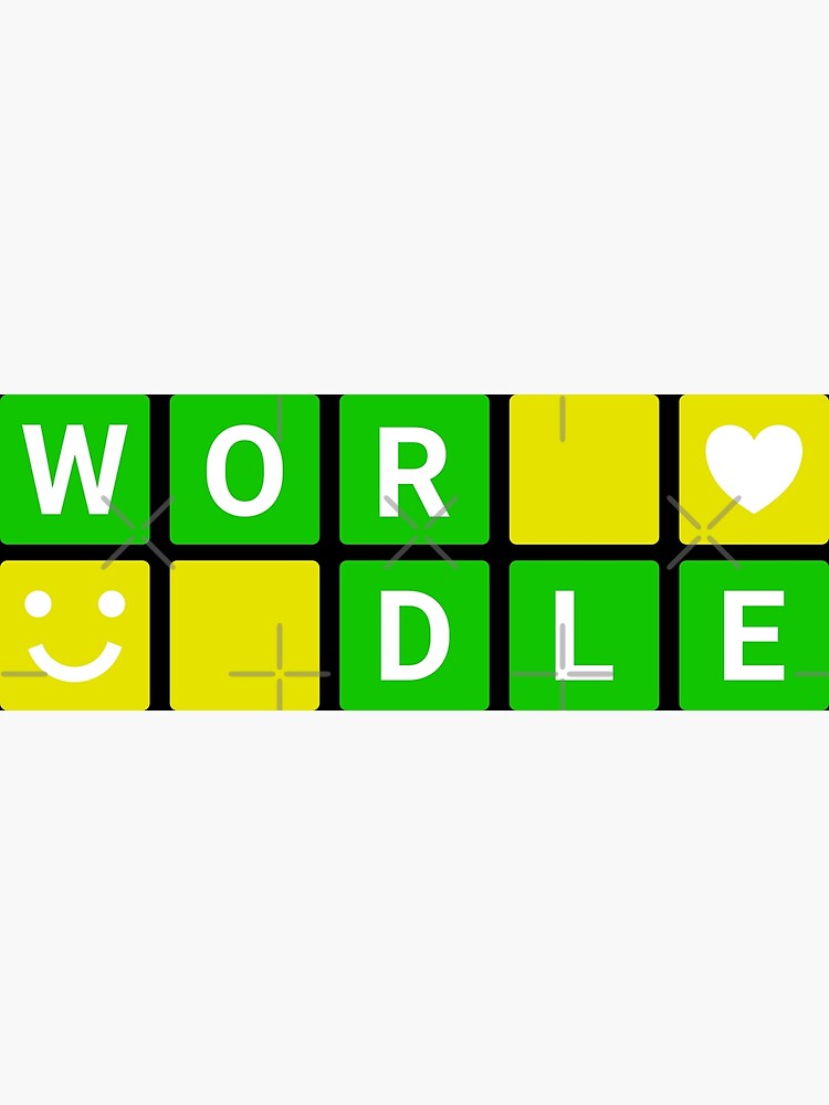 "Wordle Word Game Words" Poster by Pentimore Redbubble