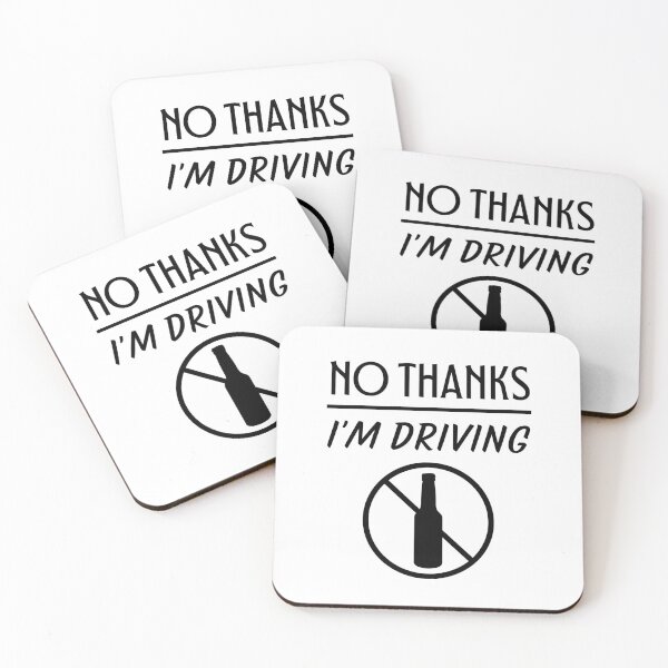 Item preview, No thanks I'm Driving Sticker designed and sold by trendingatees.