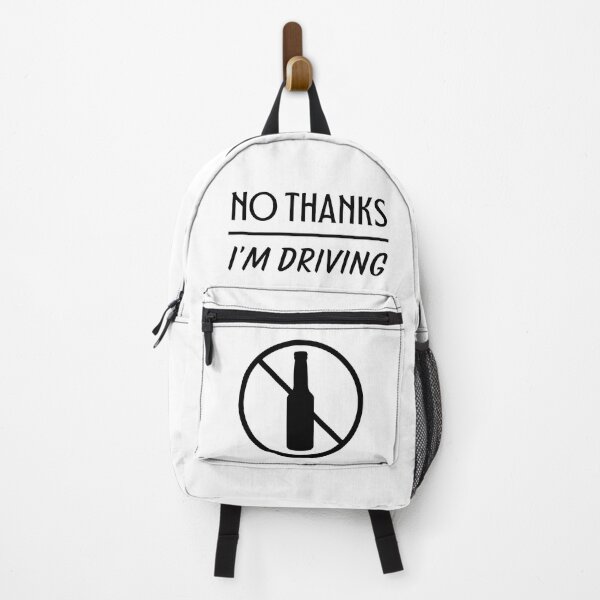 Item preview, No thanks I'm Driving Sticker designed and sold by trendingatees.