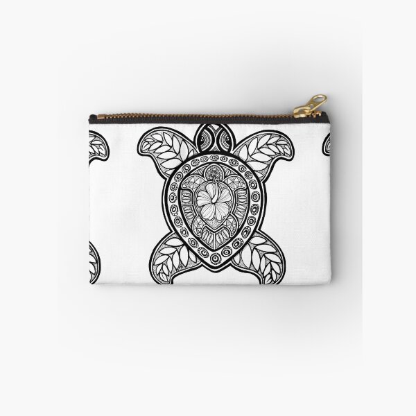 Item preview, Pasifika Turtle - black & white designed and sold by AprilAppleArt.
