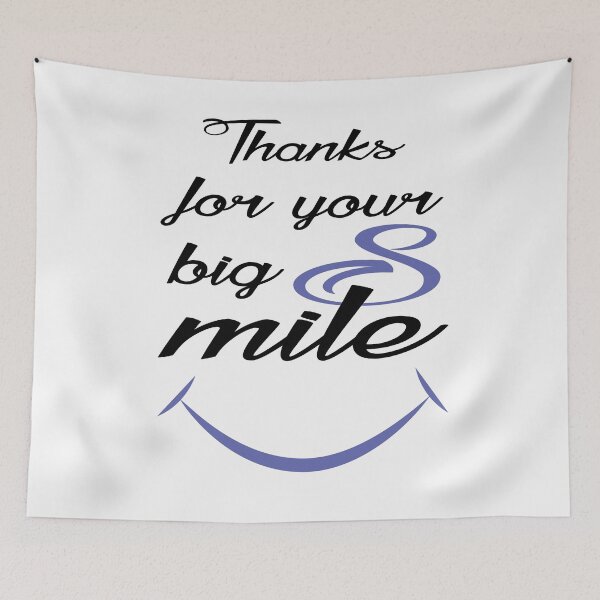 Item preview, Thank You For Your Big Smile 02 Black Tshirt designed and sold by blueocan.