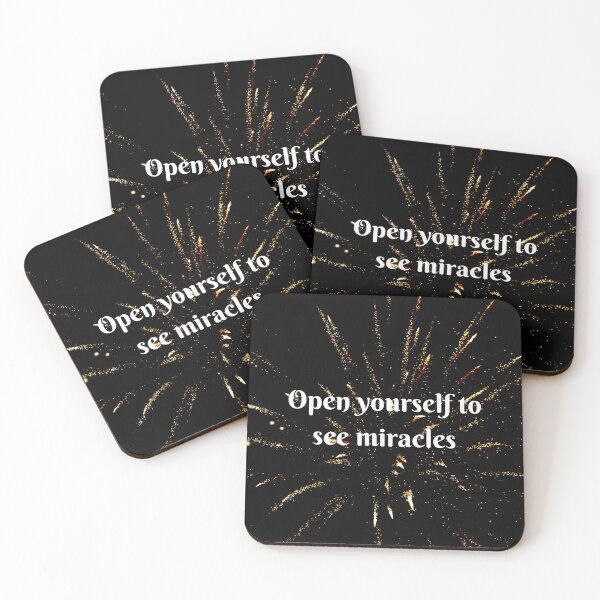 Item preview, Open yourself to see miracles - Miracles of life quotes designed and sold by DigitalArtTrend.