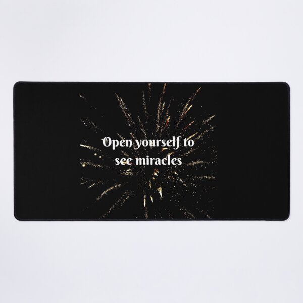 Item preview, Open yourself to see miracles - Miracles of life quotes designed and sold by DigitalArtTrend.