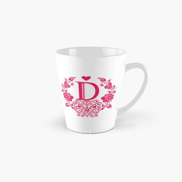 Botanical Monogram Coffee Mug with Name