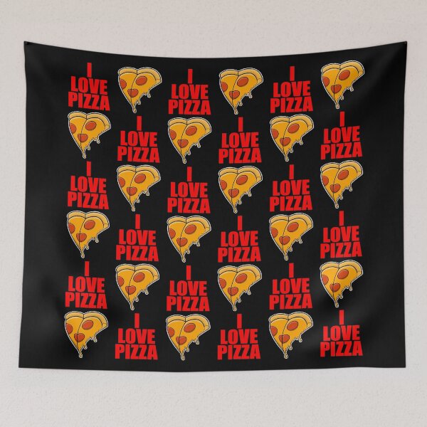 Item preview, I Love Pizza - Funny Pizza Pattern Design designed and sold by Cameronckjc.