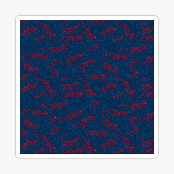 Year of the Water Tiger Swimming Sticker