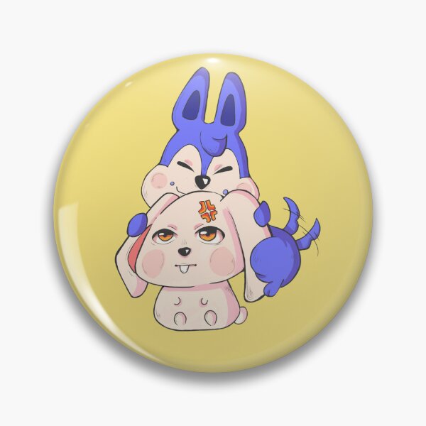 Item preview, Skzoo Wolf Chan And Leebit Chibi designed and sold by LorenShop.