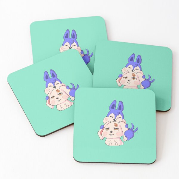 Item preview, Skzoo Wolf Chan And Leebit Chibi designed and sold by LorenShop.