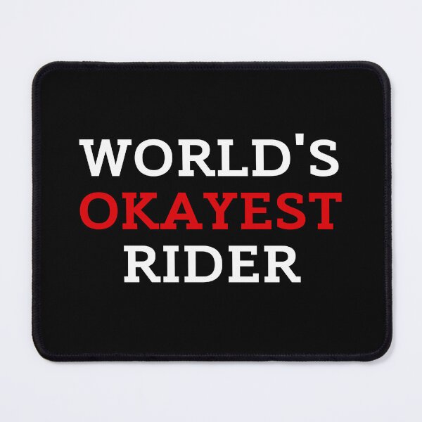 Item preview, World's Okayest Runner Black Background designed and sold by ZestyFruit.