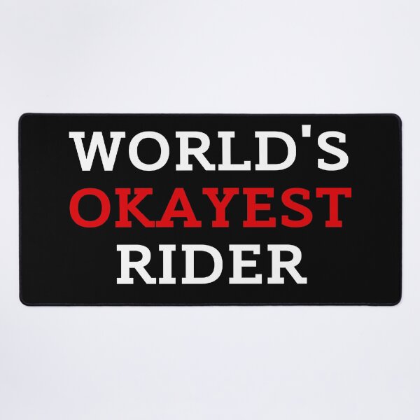 Item preview, World's Okayest Runner Black Background designed and sold by ZestyFruit.