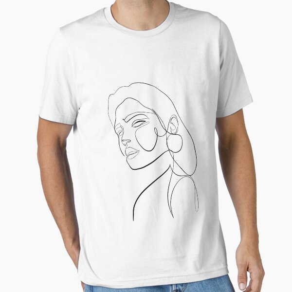 Item preview, Lineart womwn face. One line art. Female logo. Minimalist line art. Contouring line. designed and sold by Mirandum.