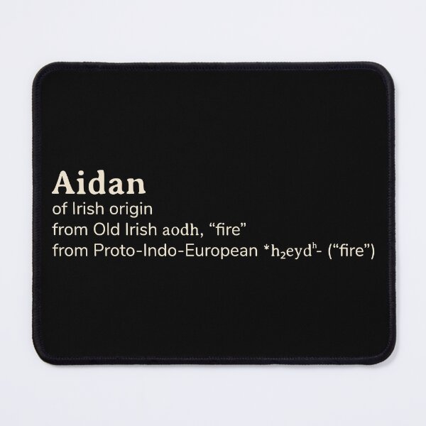 Item preview, Aidan name etymology designed and sold by YourNameStory.