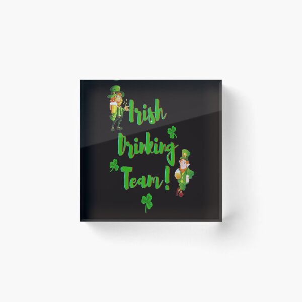Item preview, Irish Drinking Team Esthetic Design, Let The Shenanigans Begin, Lucky Shamrock Irish Culture, Shenanigans Squad   designed and sold by Adri Barnard.